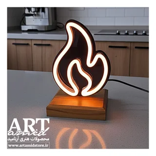 شب خواب نئونی-طرح شعله گرم